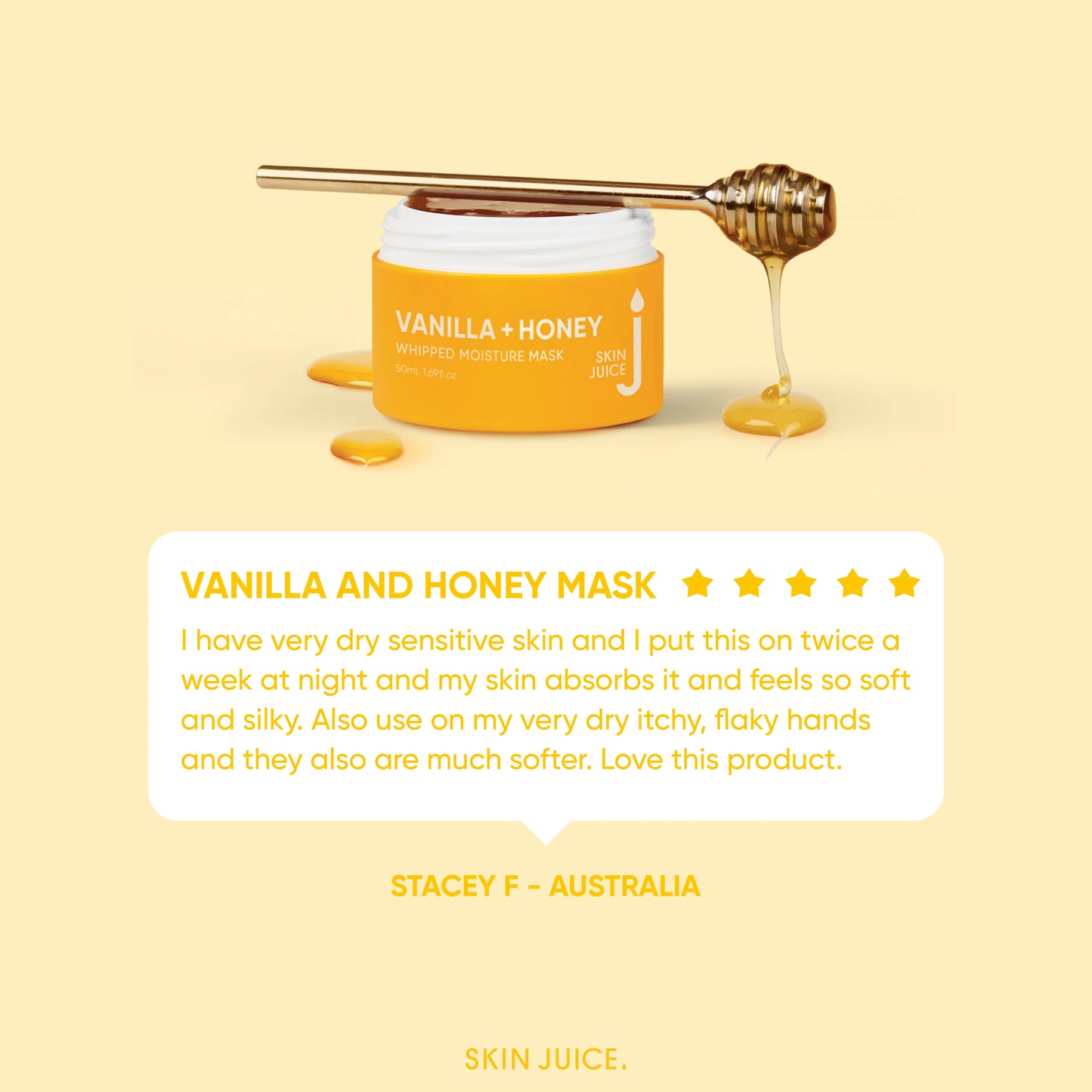 Vanilla + Honey 50ml