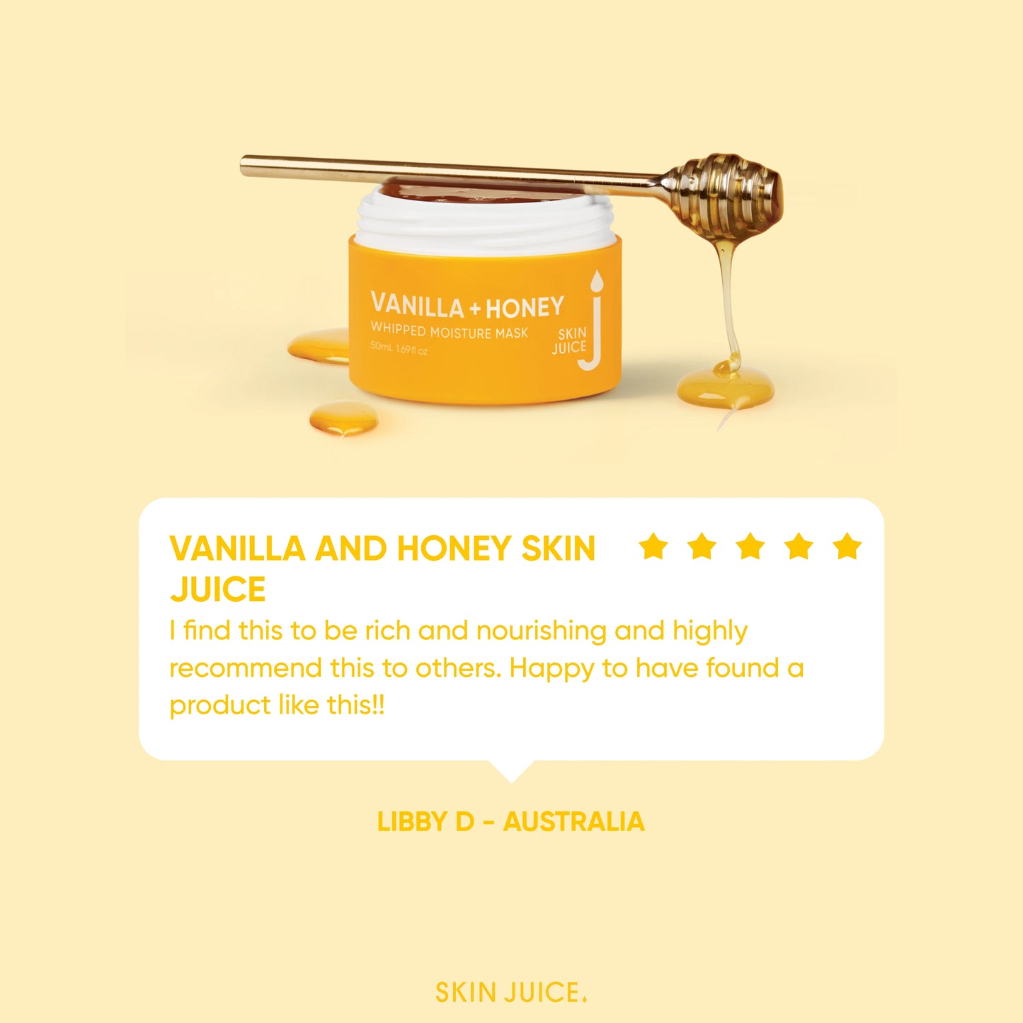 Vanilla + Honey 50ml